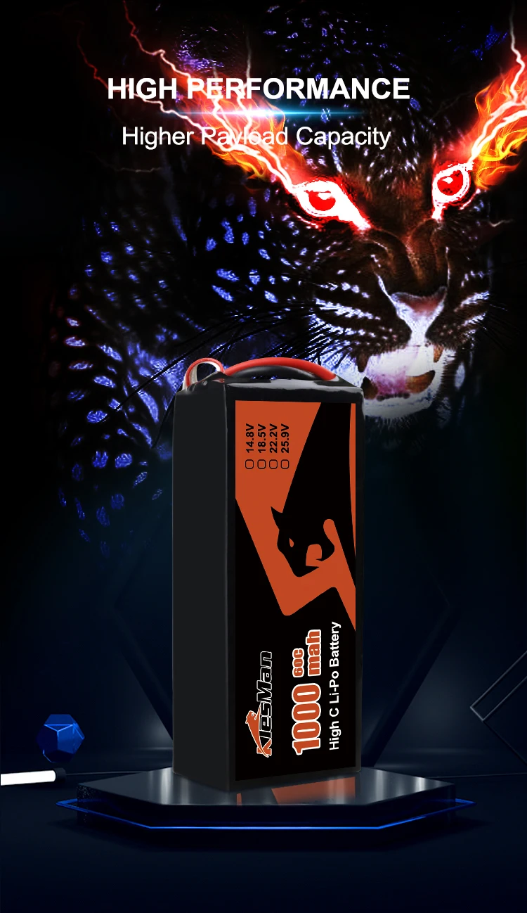 Bộ pin máy bay không người lái 6S tùy chỉnh 1000mah 22.2V pin Lipo cho máy bay không người lái RC FPV bền 7