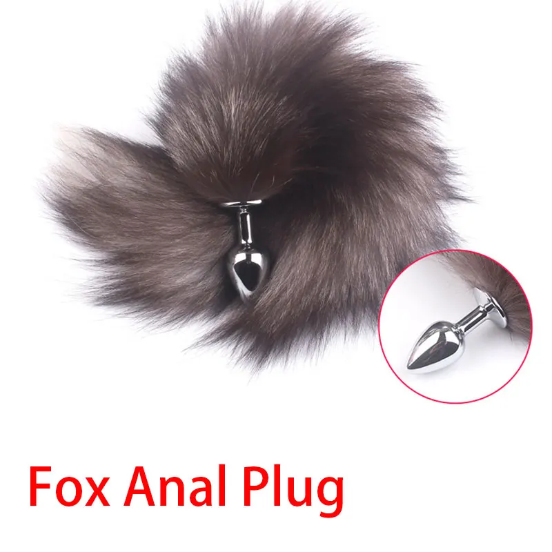 Weicher Analplug mit Kunstfuchsschwanz, Metall-Buttplug, Sexy Fell-Schwanz  Analtoys fr Frauen, Paare, Cosplay| Alibaba.com