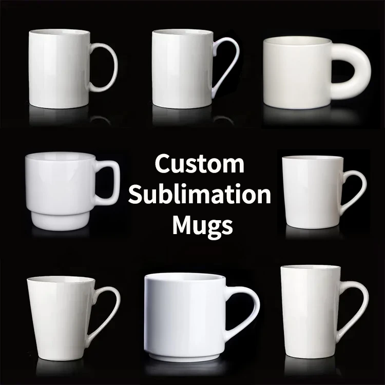 Wholesale White Sublimation Mug Ceramic 11oz 14oz