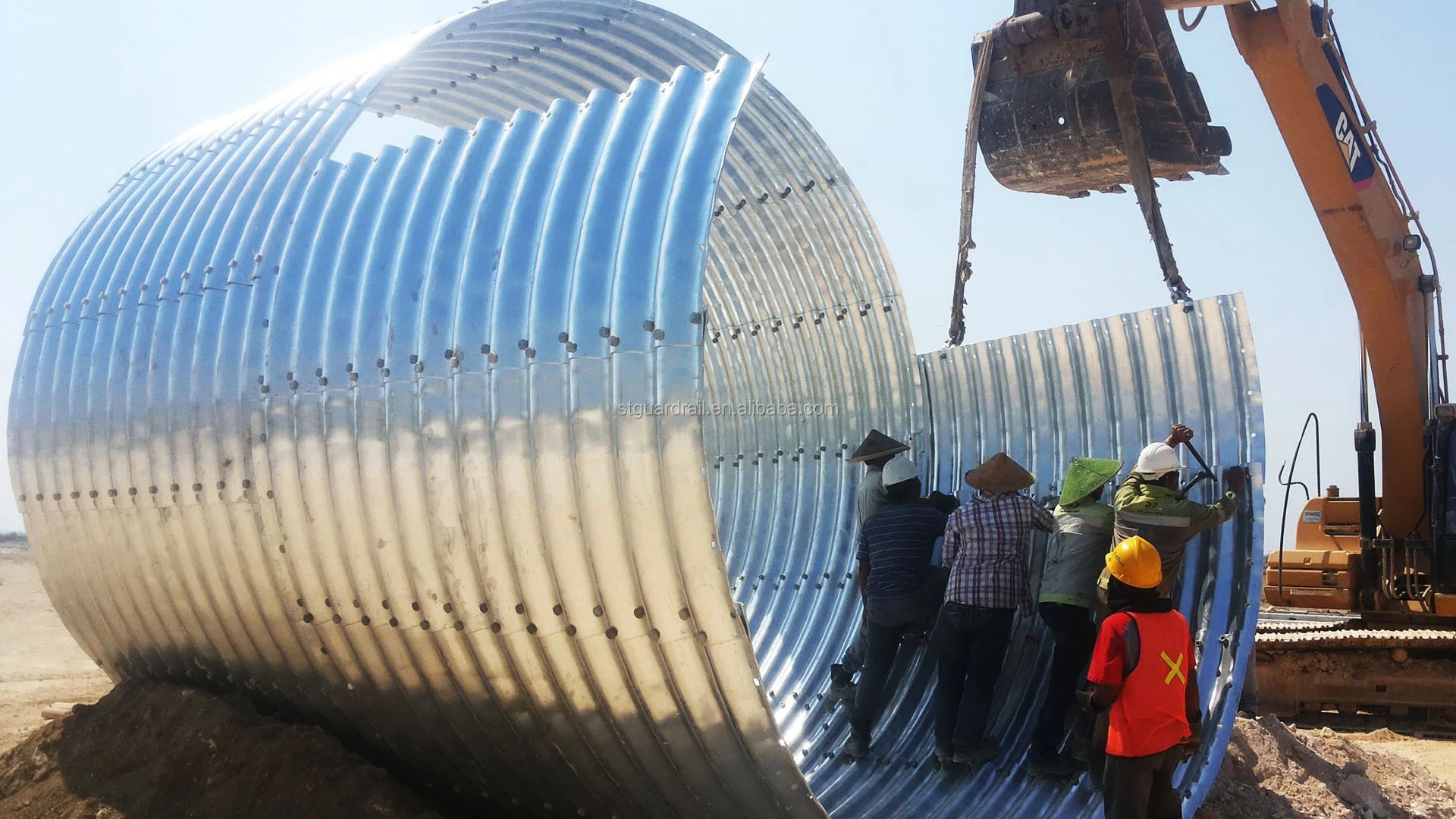 Large Diameter Corrugated Pipe Culvert Pipe Assemble Galvanized Corrugated Metal Steel Pipe Arch Drainage Culvert