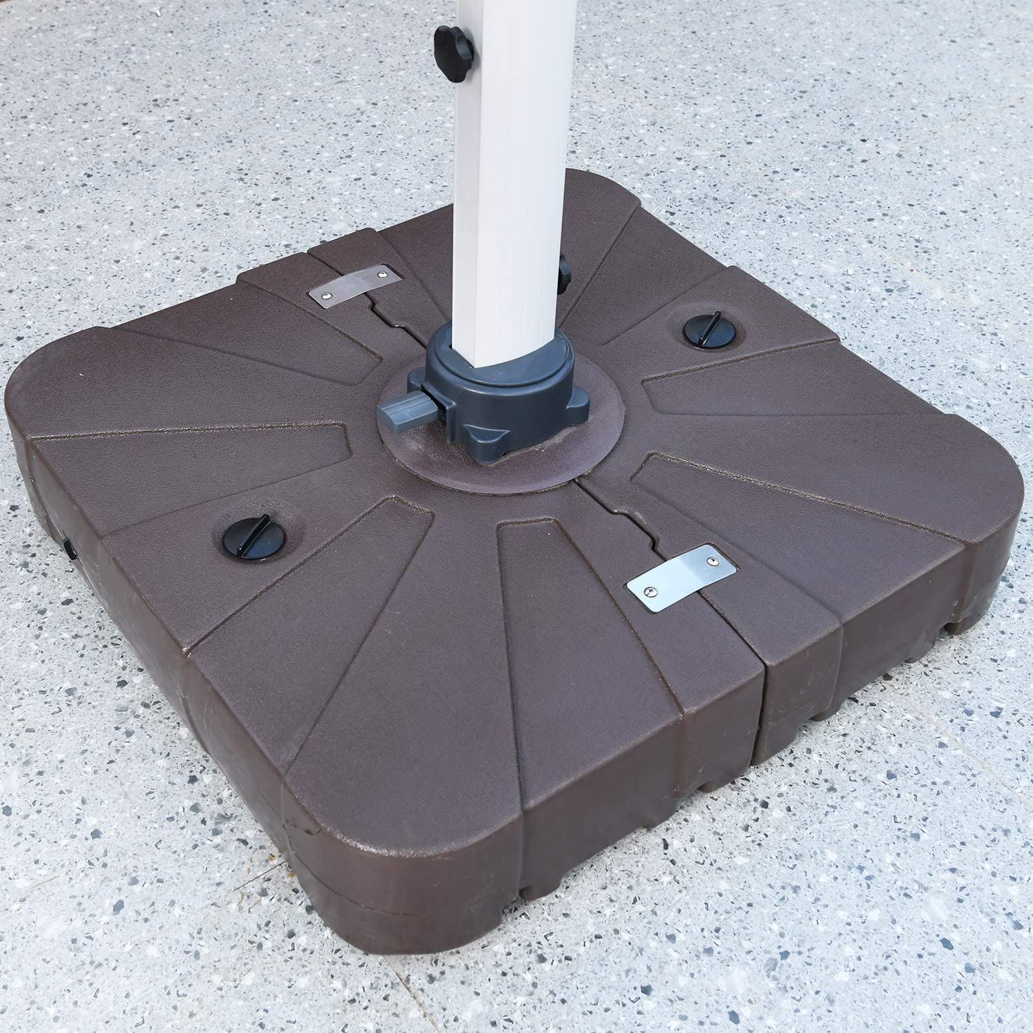 china odm patio umbrella bases China Factory Patio Cantilever Umbrella Base Outdoor Offset Umbrella Stand  with Wheels Grey| Alibaba.com