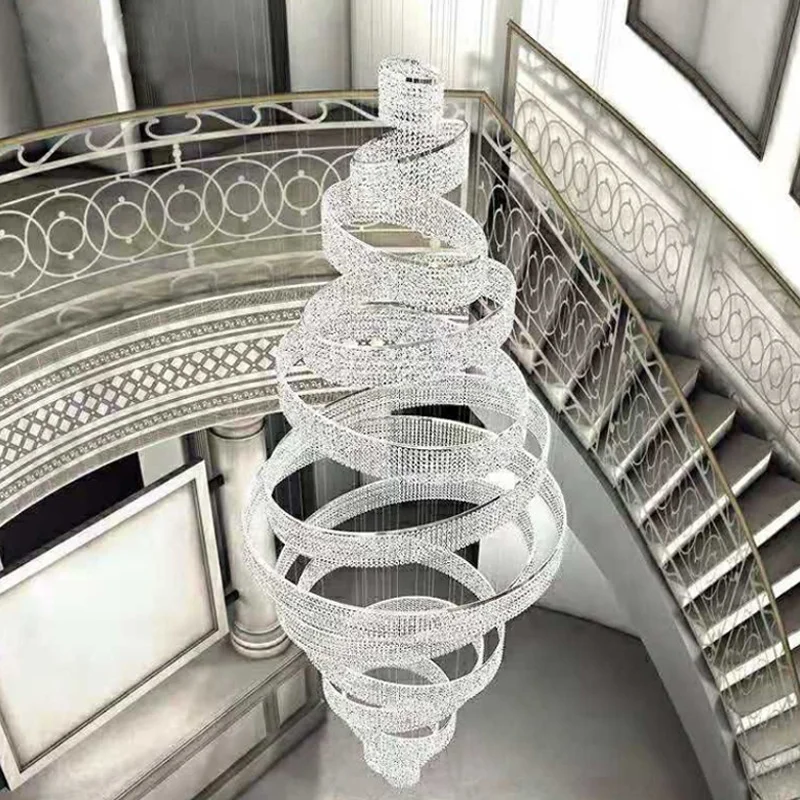 چندانیر کریستال لوکس و ساده با کیفیت بالا برای رستوران و ویلا، نصب آسان آویزان، چراغهای پنداخت در اتاق نشیمن