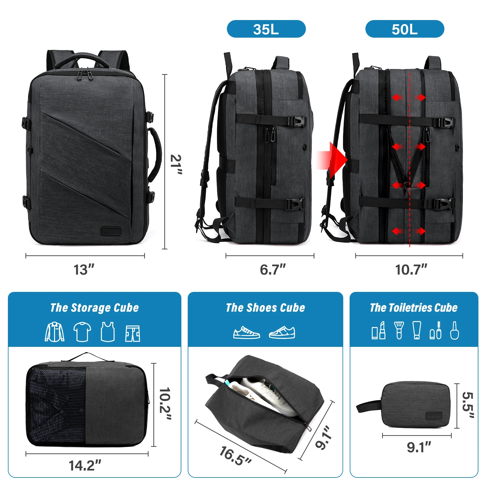 Модные женские сумки-мессенджеры 2022 ручной клади рюкзак водонепроницаемый большой 40L Анти-кражи дорожные сумки 17in мужчины женщины ноутбук путешествия