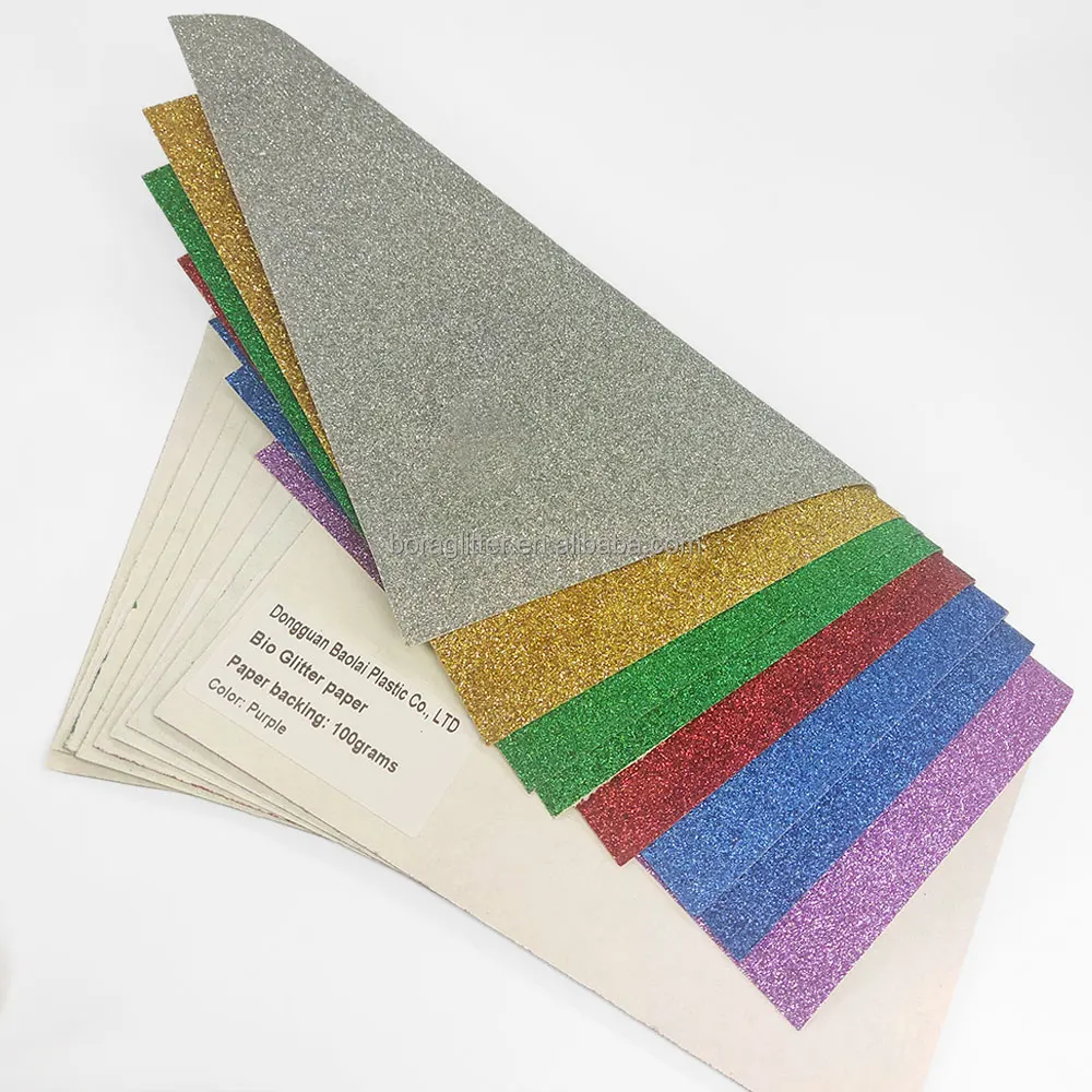 Baolai, лидер продаж, биоразлагаемая блестящая карточная бумага, биоразлагаемая Крафтовая бумага для детей, изготовление открыток для поделок