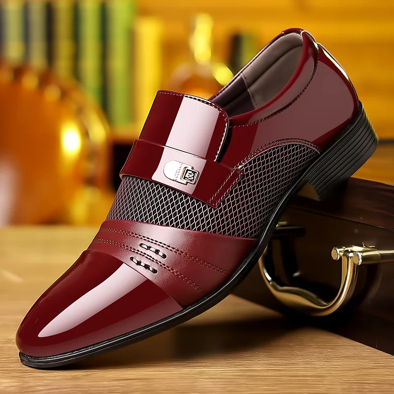 Cheap OEM Wholesale Comfortable Soft Leather Shoes for Men Drop Ship Plus  Size 38-48