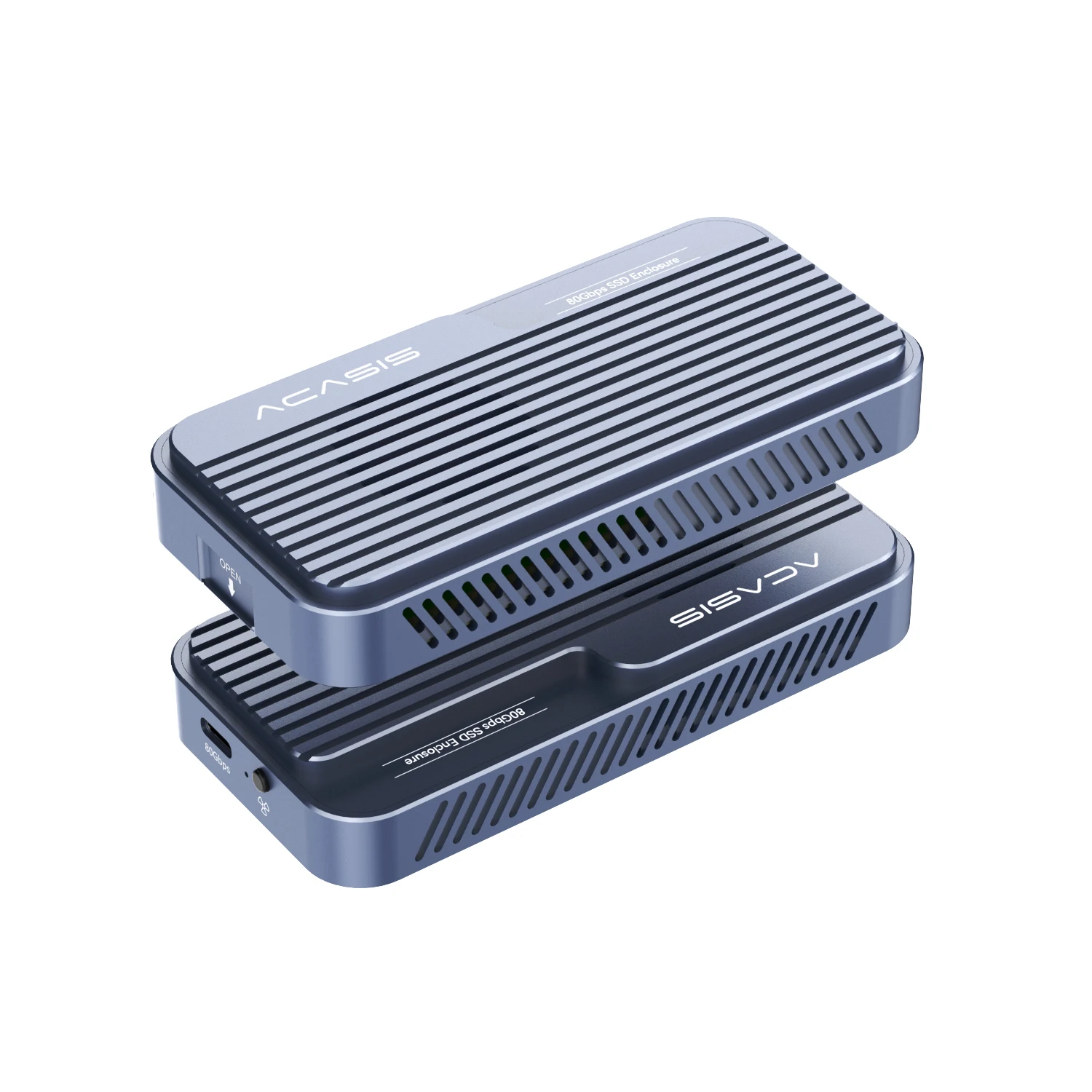 Thunderbolt 5 M.2 NVMe SSD Enclosure - 80Gbps Transfer Rates Up to