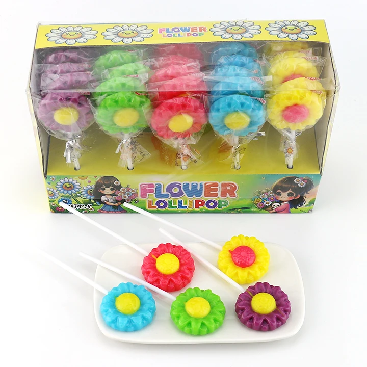 flower lollipop