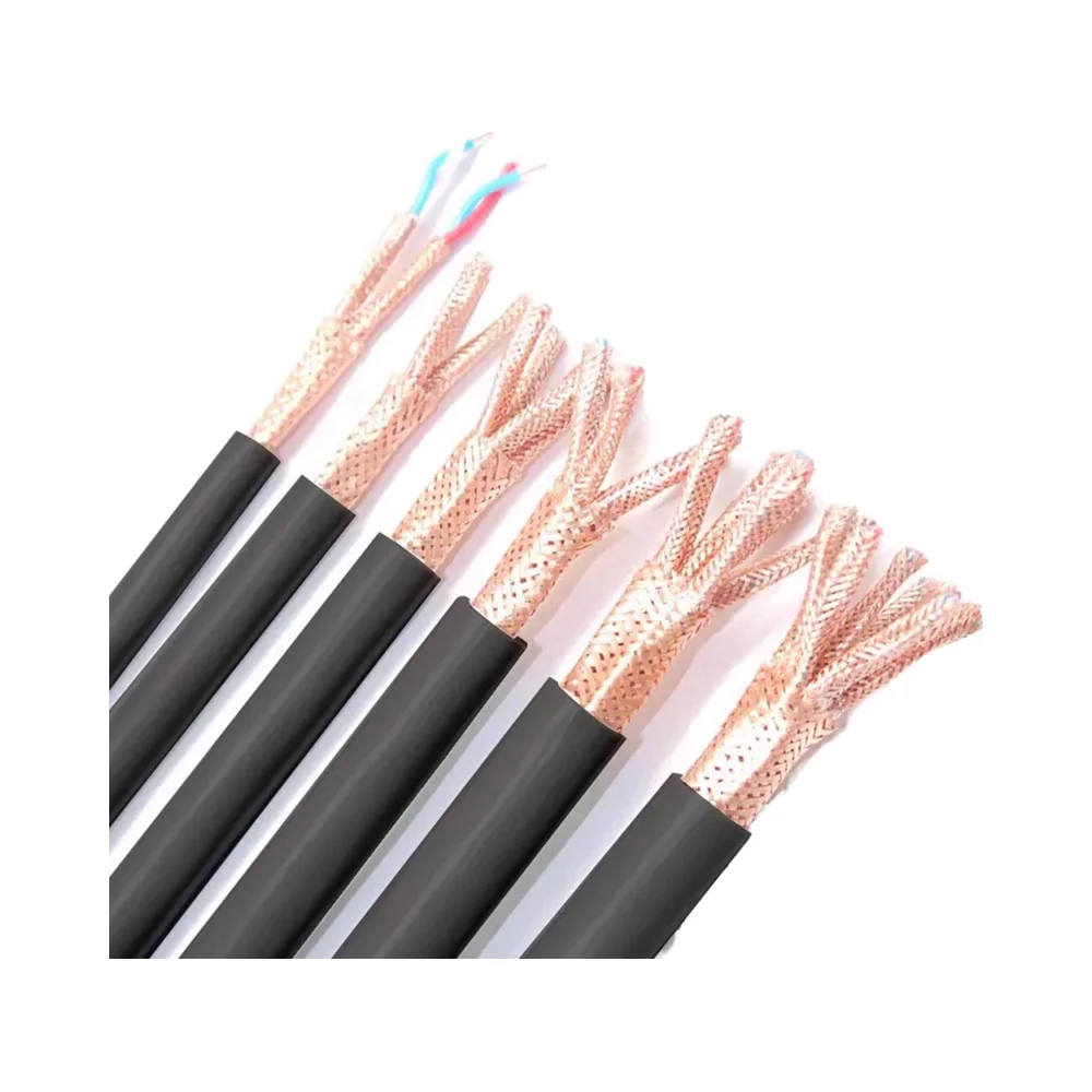 Computer Control 300V Copper Core Wire Shielded Twisted Automotive Power Cables 0.5mm-24awg 600V PVC Insulation Packaged Rolls