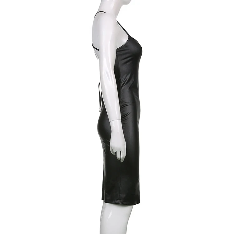 black lace sheath dress chic Esther & Co. Soleia Dress main image 1