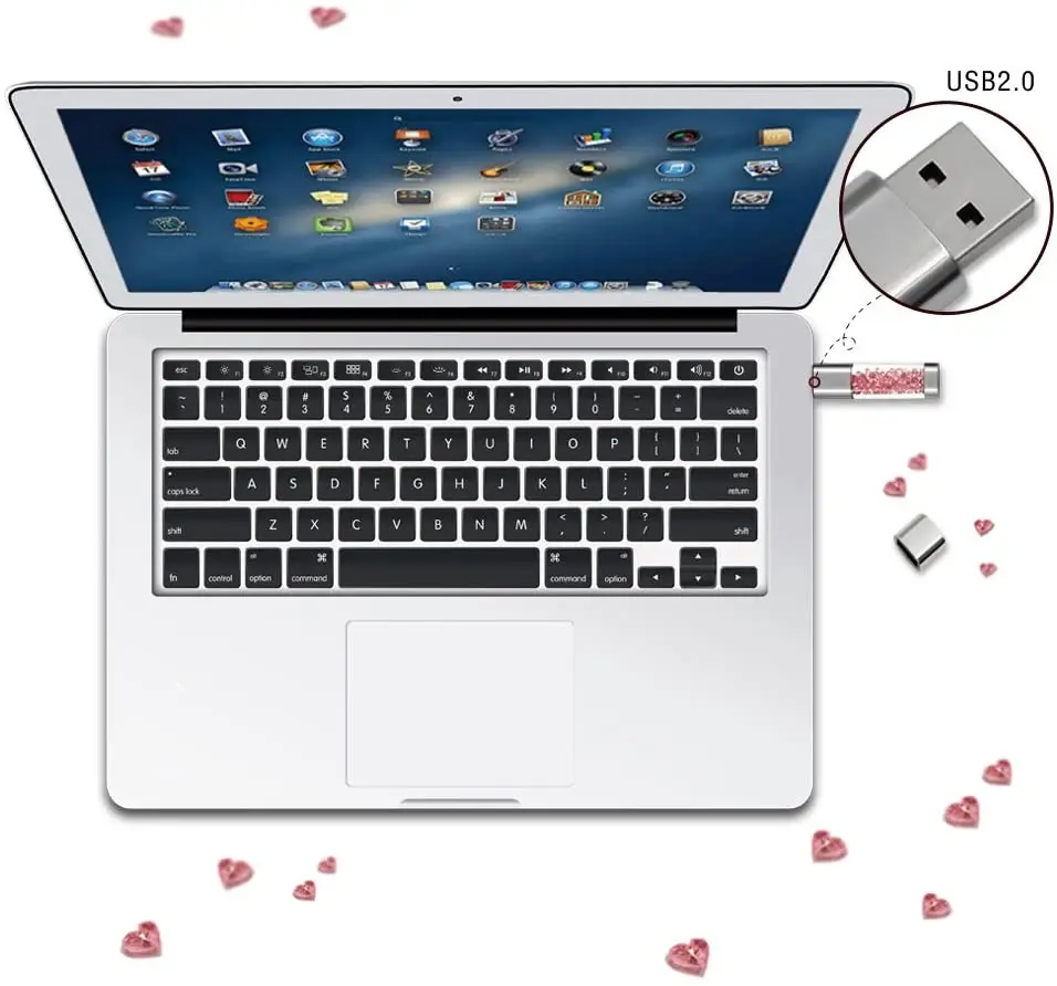 Stylus Touch Pen USB Stick 3 in 1 with Crystal usb pendrive 16gb 3 in 1 Stylus Pen glass usb pendrive 16gb - ANKUX.COM