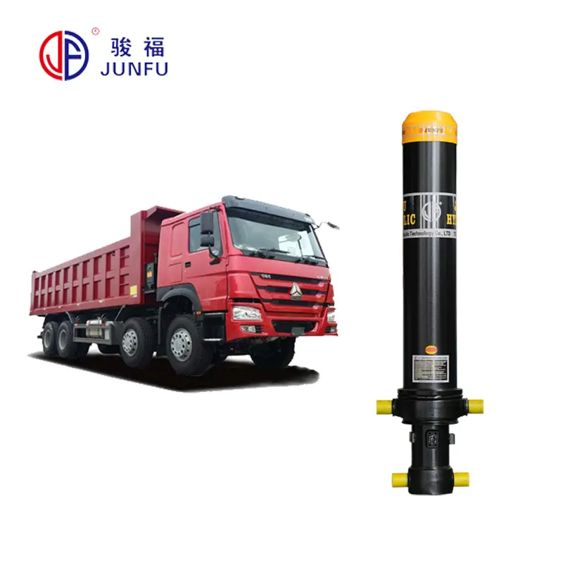 Hot Sale Chinese Front End Telescopic Hydraulic Cylinder Tipping Jack for Dump Truck