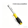 Four-inch cross-head screwdriver