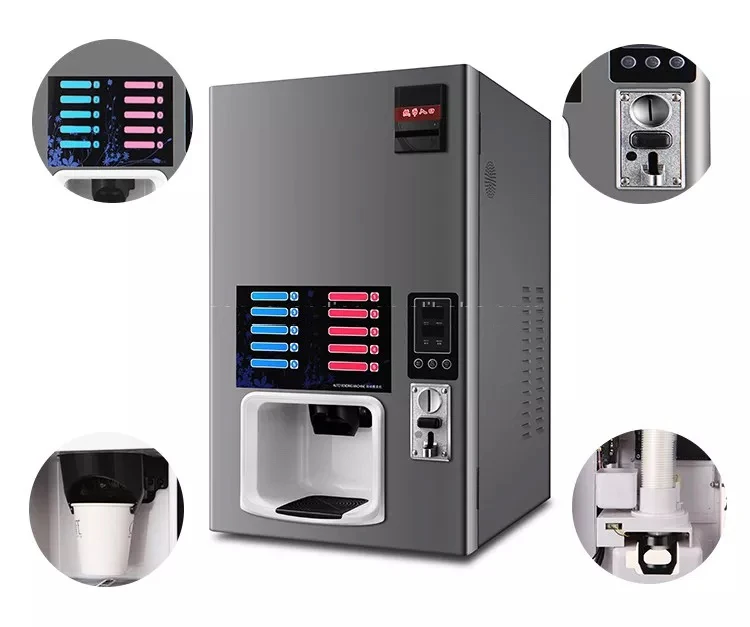Jingpin Cold And Hot Coffee Vending Machine Vending Machines For Sale Bubble Tea Vending Machine