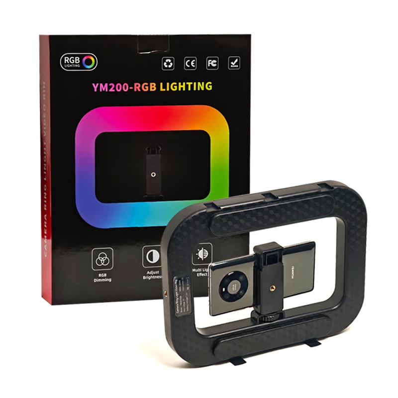 YM-200 RGB LED Video Light Rig Perfect for Tiktok