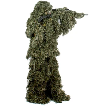 Ghost Ghillie Suit Double-Stitched Design Superior Camo Hunting Clothes for Men