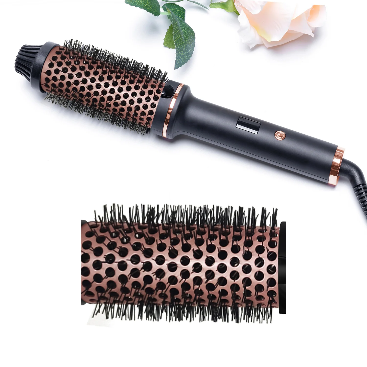 Hair Styler Amazon Curling Iron Brush Rose Gold Hot Tools Wand