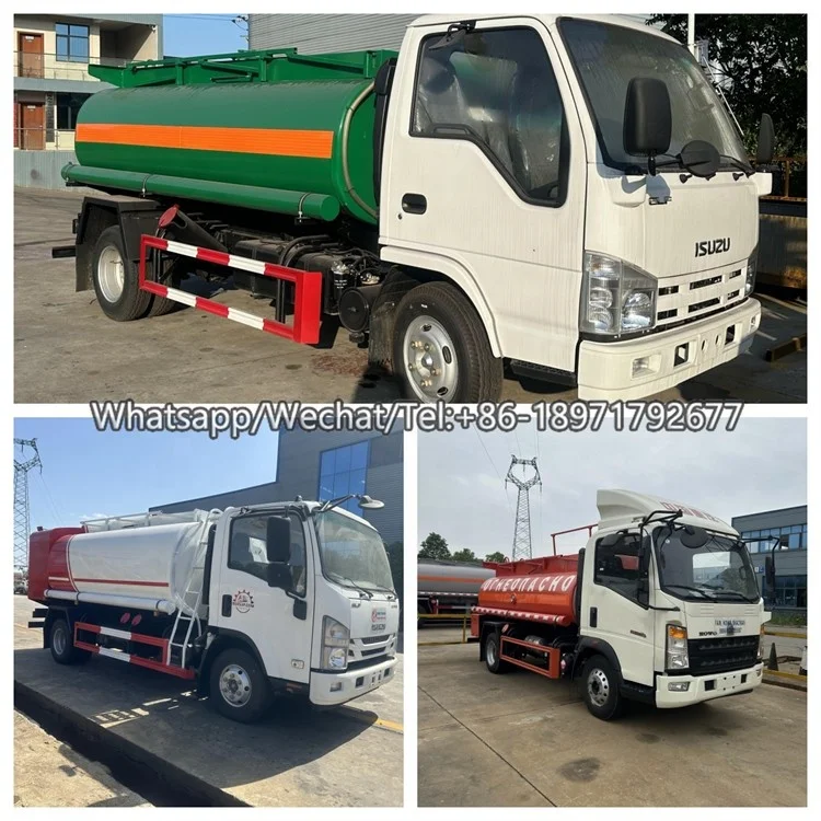 Dongfeng 4x2 5000l Fuel Oil Tank Trucks Dispenser Refuel Diesel Oil ...