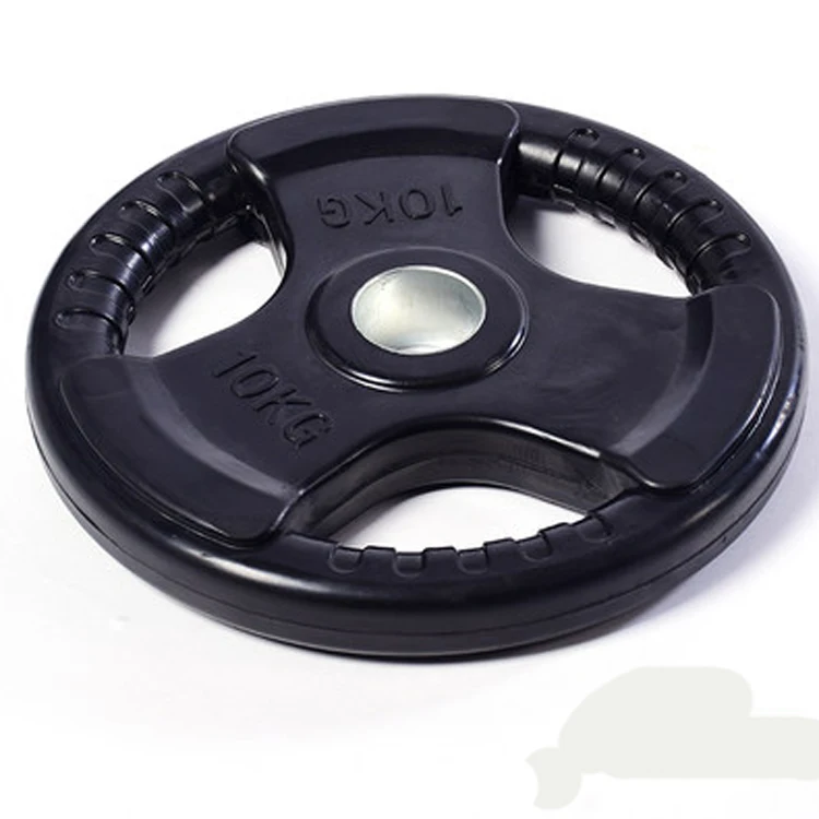 С резиновым покрытием Tri сцепление для поднятия тяжестей