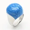Blue- Silver