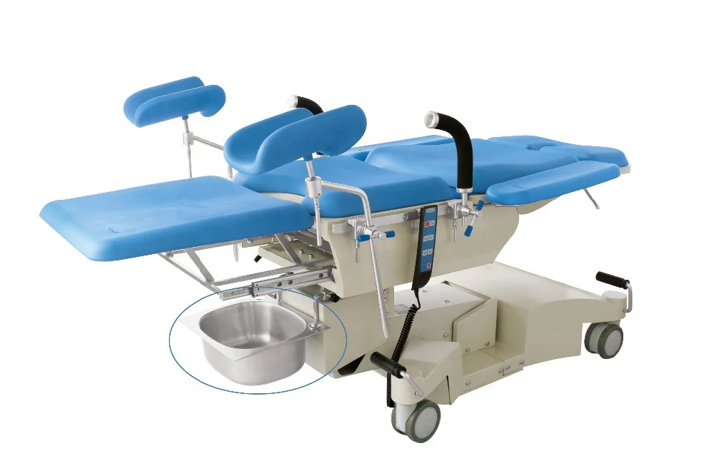 Hospital or Clinic Filth Basin Set with Pipe for Obstetric Table Gynecological Bed Urology Surgery Chair