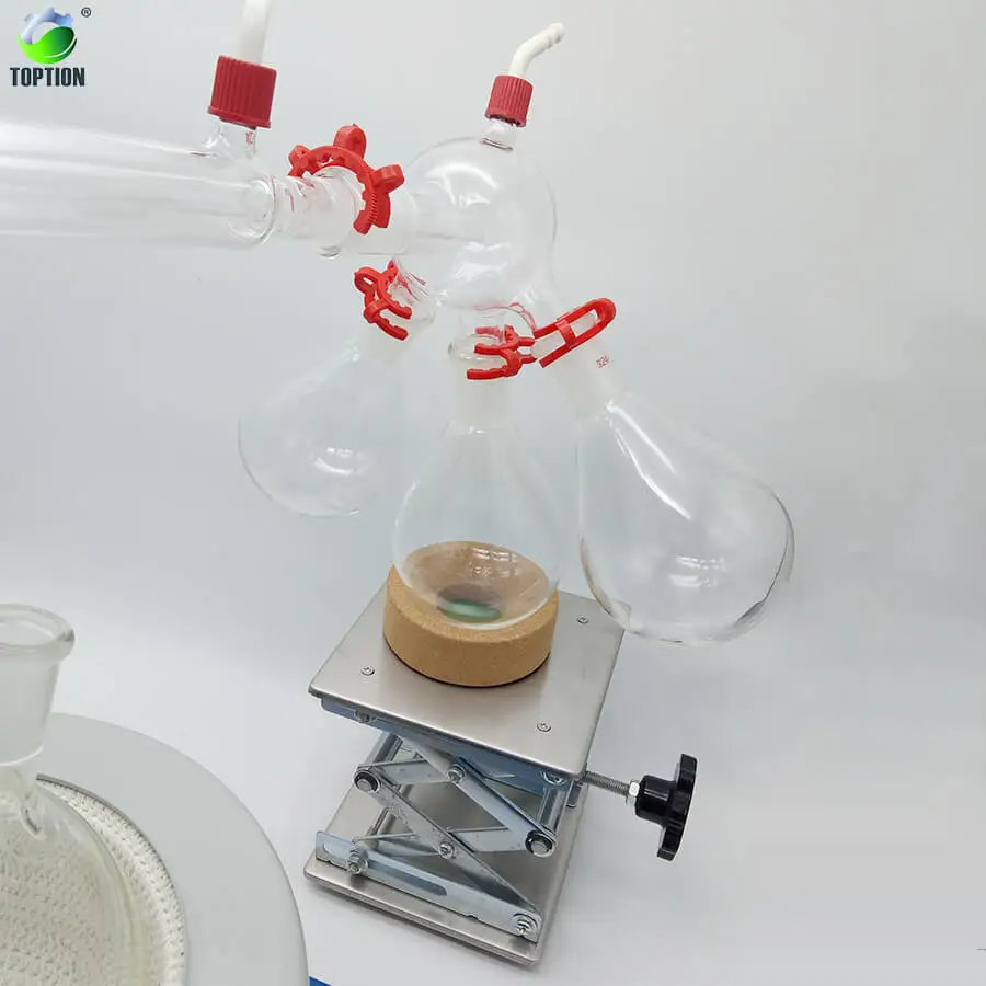 TOPTION Home Lab Small Distillation Device Kit Molecular Essential Oil Distillation  for Oil Extracting and Flower Water