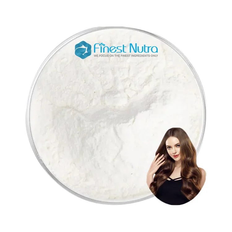 Food Grade Additive 90% Hydrolyzed Keratin Protein Powder Hydrolyzed Keratin