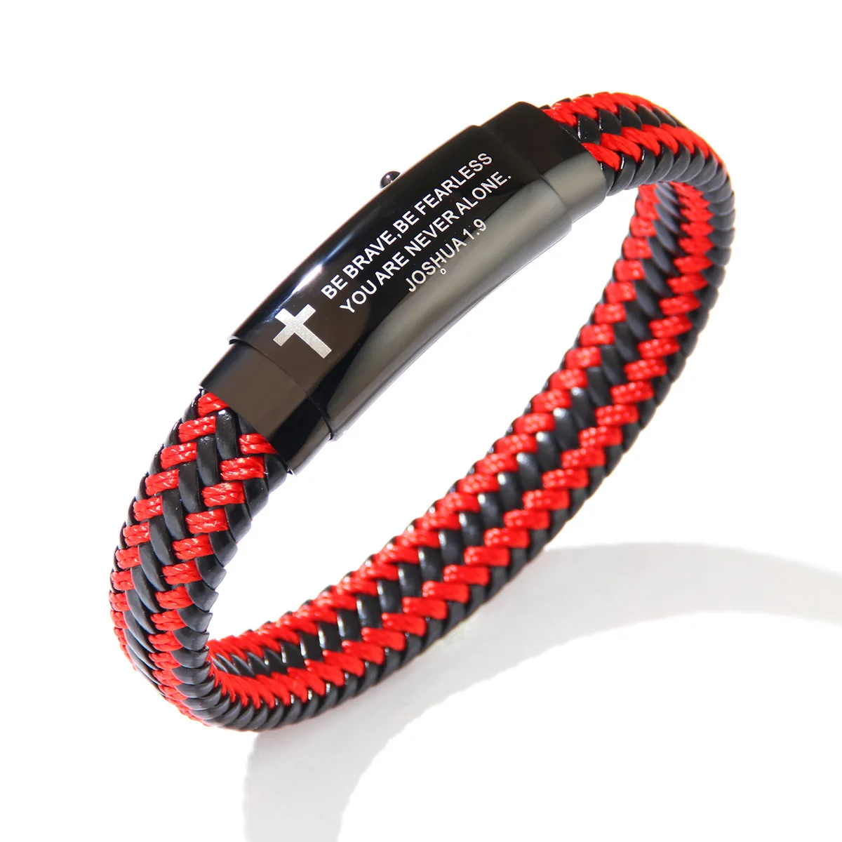 New Bible Lover Inspirational Weaving Leather Adjustable Hand