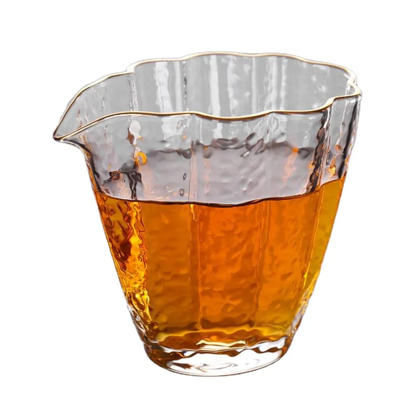 glass justice tea thickened justice cup with filter tea