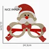 Lunettes dorées du Père Noël
