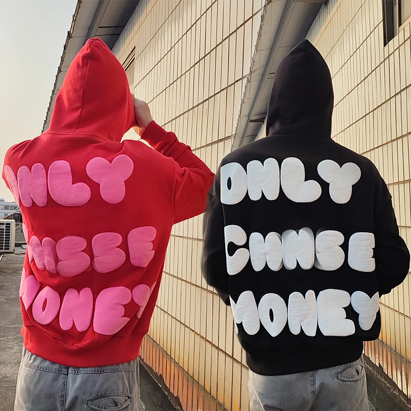 Sweat à Capuche Absent Logo Puff Print - Édition Limitée Taille M, Streetwear Noir Pour Homme, Occasion Très Bon état