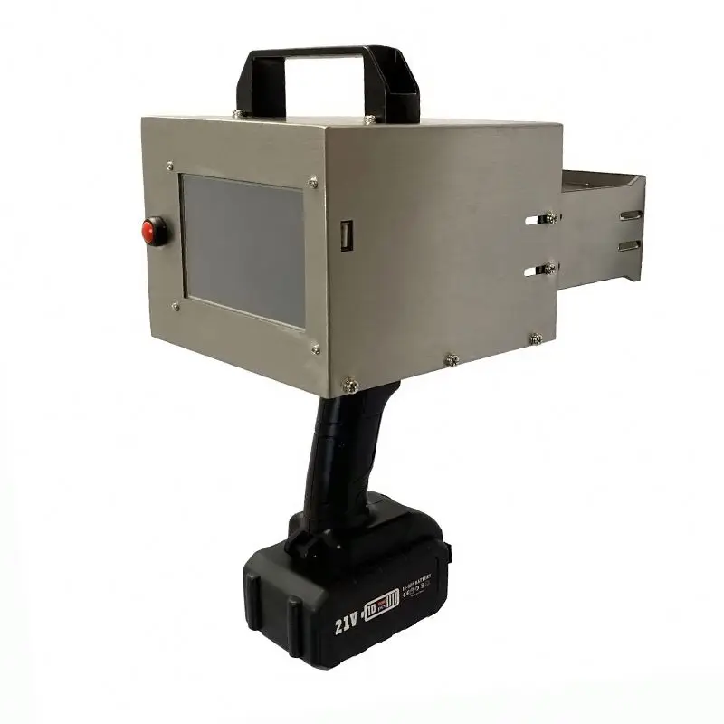 TEBAK Laser CNC LCD Touch Screen Control Portable Handheld Lithium Battery Portable Metal Hand Electric Dot Peen Marking Machine