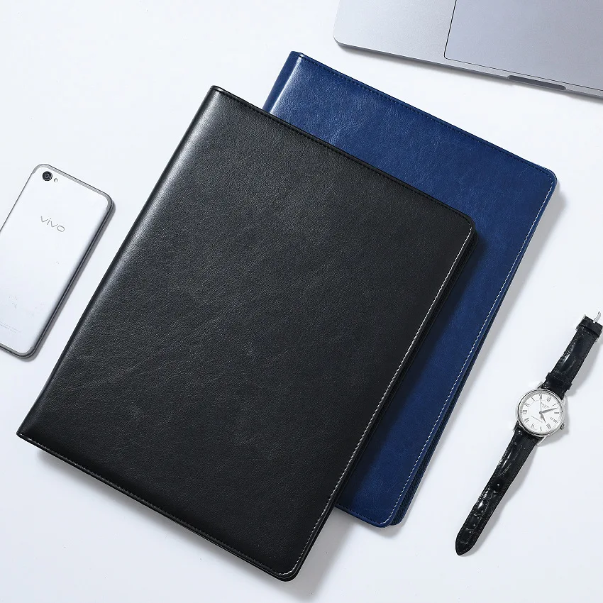 PU Leather A4 File Folder Document Holder Waterproof Portfolio Envelope Folder Case With Snap Closure File Pocket Organizer Simplicity Envelope Bag Document Folder Bag P 40958511
