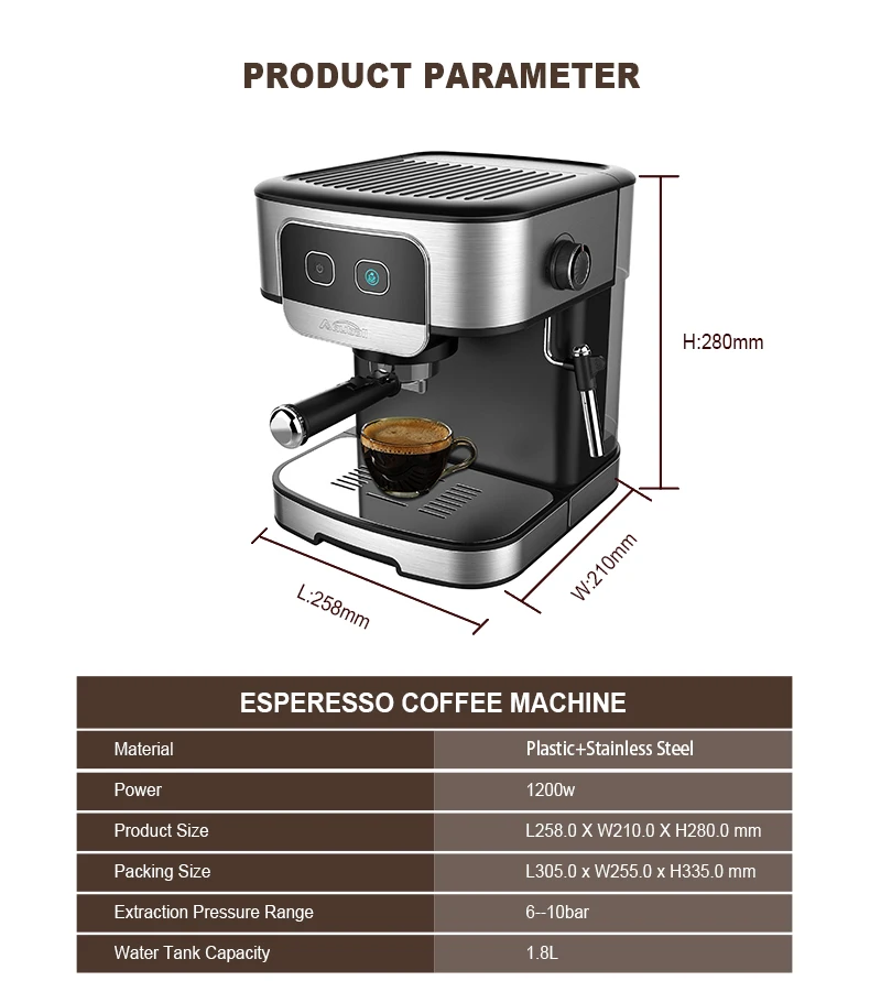 Professional Home-use 15 BAR Espresso Coffee Machine EM610 - Buy  Professional Home-use 15 BAR Espresso Coffee Machine EM610 Product on