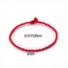 20cm thin red string bracelet
