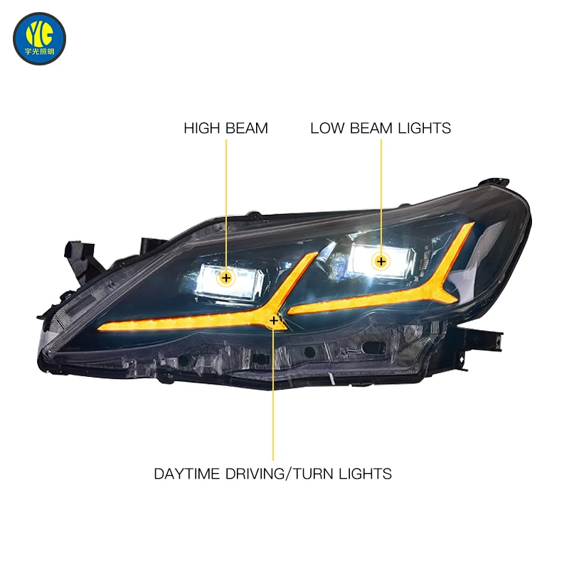 YU GUANG for Toyota Mark X Reiz LED Headlights 2010 2011 2012 2013 Upgrade Head Light Front Lamp Car Accessories Headlamp