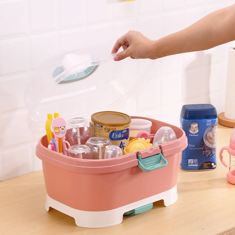 Best Deal for Baby Bottle Storage Box with lid，Baby Bottle