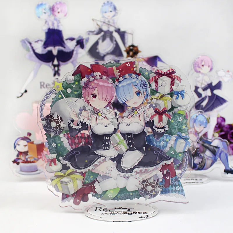 Anime Life In A Different World From Zero Rem Emilia Character Model  Ornament Decoration Stand - Buy Anime Life In A Different World From Zero  Character Stand,Anime Character Rem Emilia Model Decoration