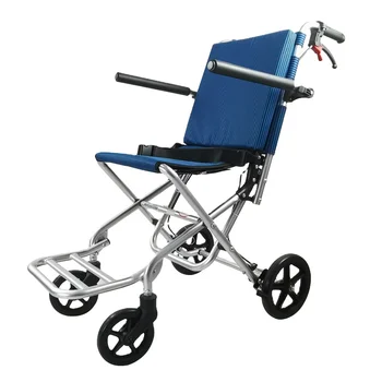 Airplane Available Folding Manual Lightweight Travel Transportation Wheelchair