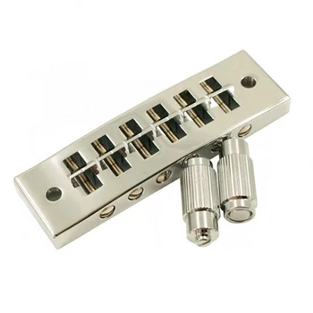 High Precision CNC Machining Chrome Plated Brass String Pulling Plate of Electric Guitar Bridge