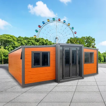 Containerized Fully Equipped 20ft 40ft Folding Expanding Container House Granny Flat Australian Standards Tiny Prefab Houses