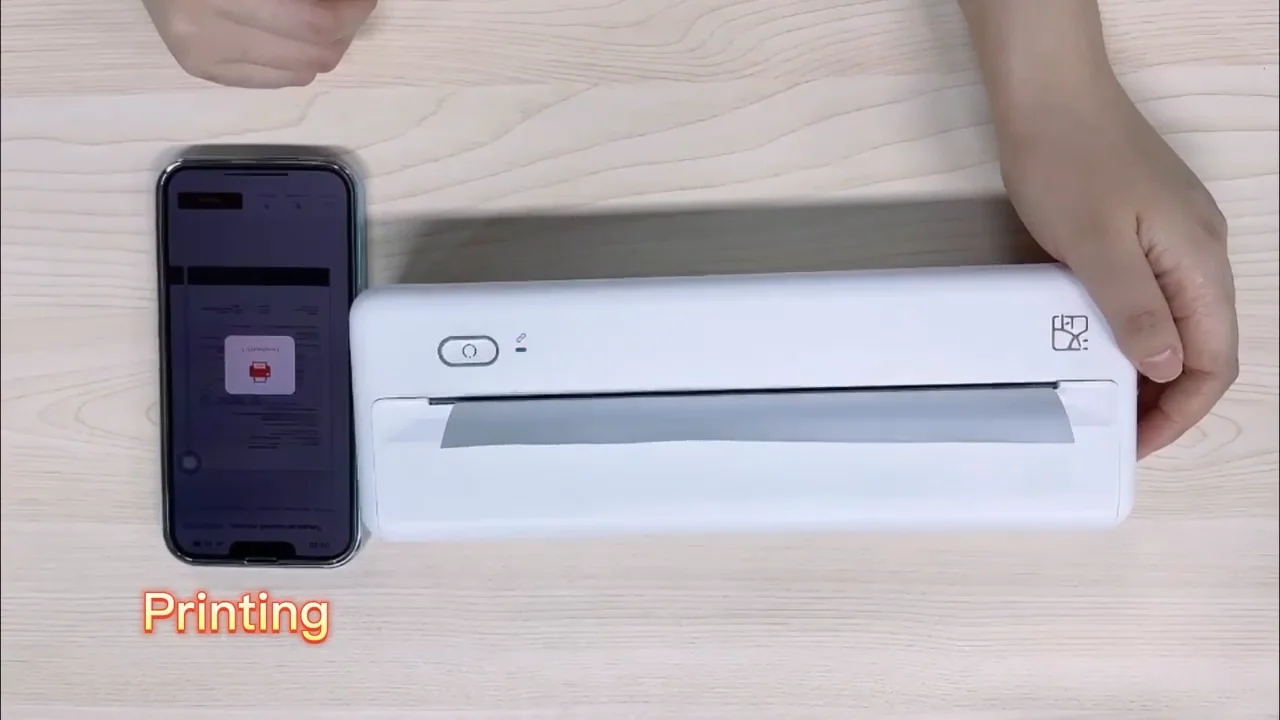 Hprt Mt810 A4 Printer Wifi Usb Mobile Thermal A4 Paper Size Mini