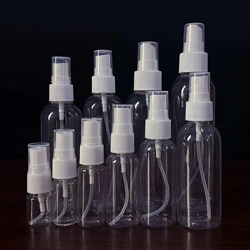 5ml 10ml 15ml 20ml 30ml 50ml 60ml 80ml Custom Luxury Empty Cream Transparent Cosmetic Plastic Spray Lotion Airless Pump Bottle