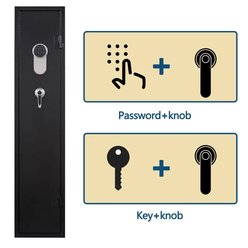 Электронный цифровой биометрический Сейф для оружия шкаф хранения безопасные Шкафы