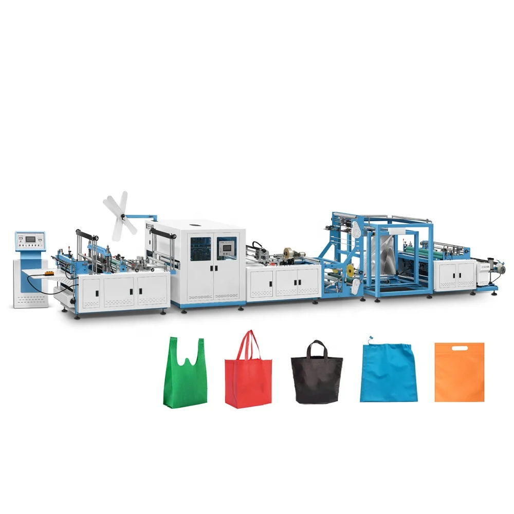 ZXL-E700 Fully Automatic Programmable Five-in-One Non-Woven Fabric Bag-Making Machine New Condition with Core Motor Component