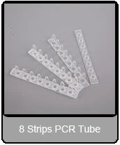 8 Strip 0.1ml 0.2ml Pcr Tube With Flat Top