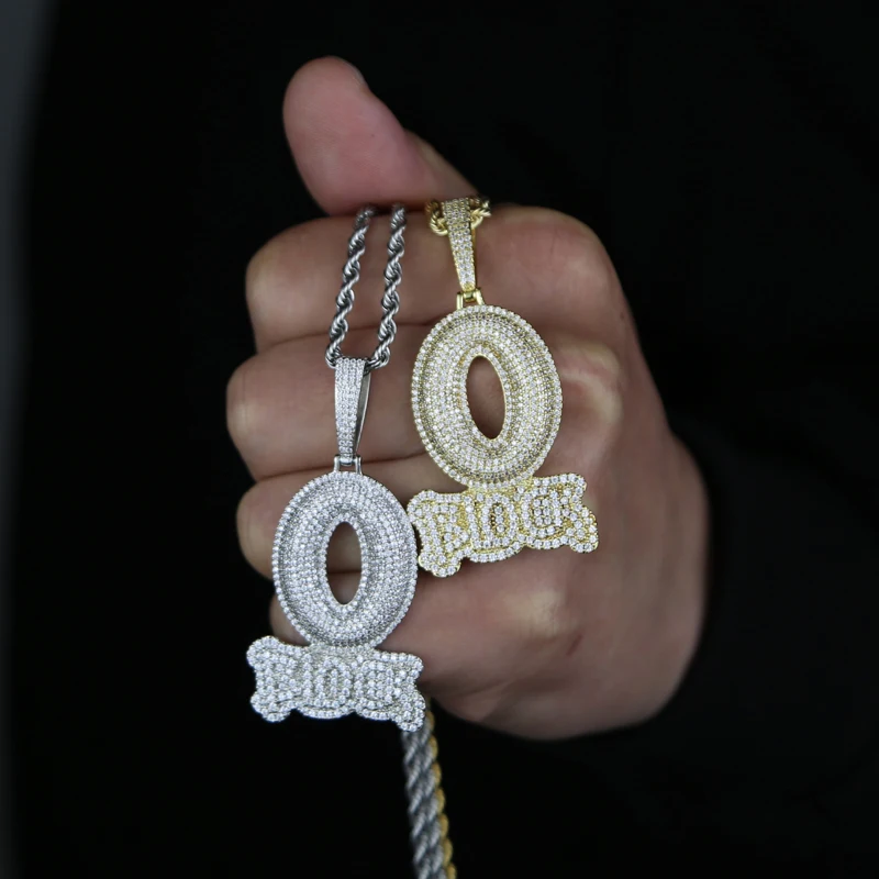 Iced Out Bling Silver Gold Plated Men's Jewelry