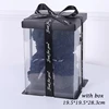 Orso di rose nero -25 cm con confezione regalo