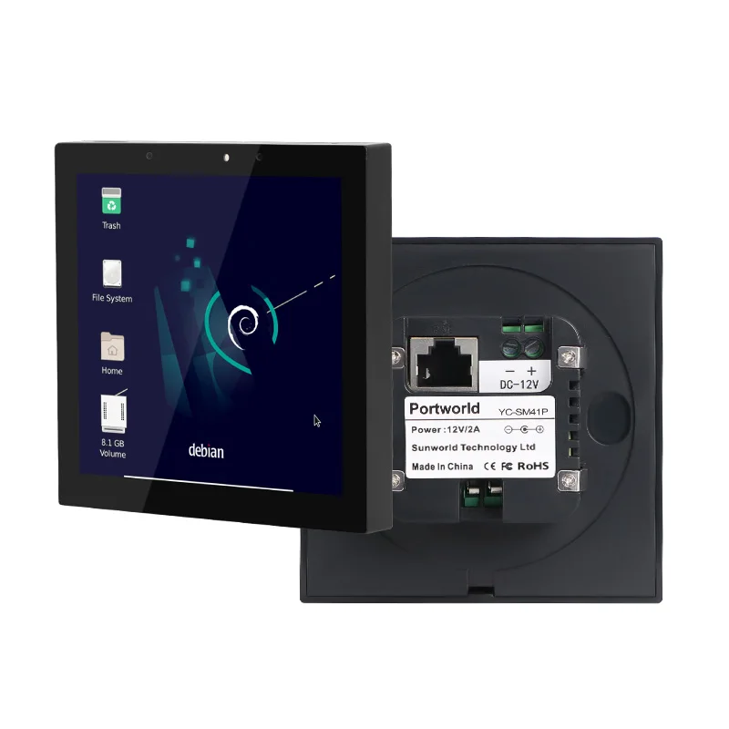 Zigbee Gateway Supported 4 Inch Android All in One Touch Screen for Smart Home Control Wall Switch