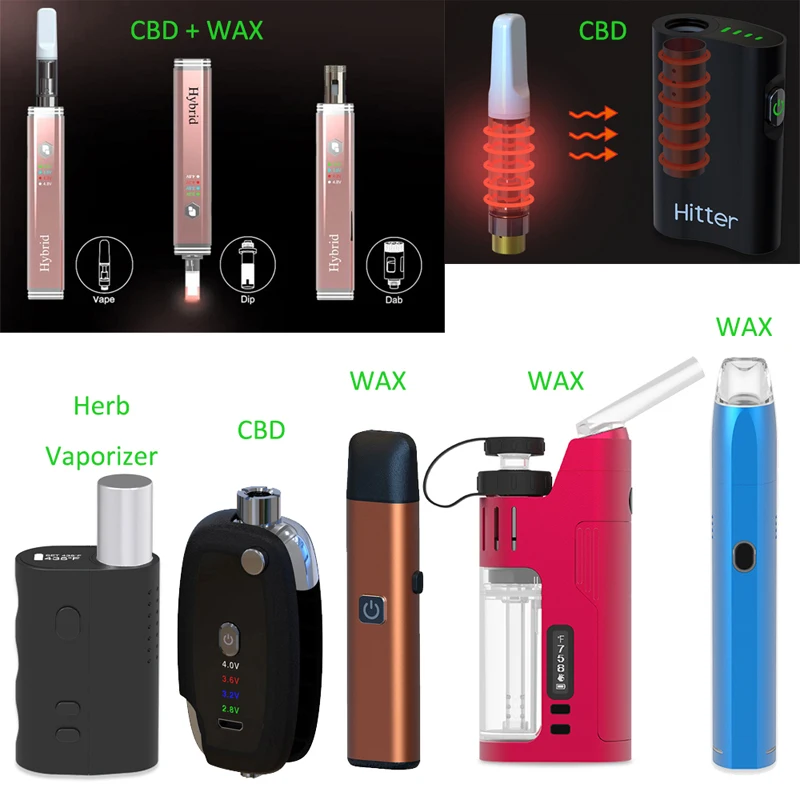Unicvape dabble concentrate vape box vape pen with water pipe filter temperature control system 3000mAh replaceable battery