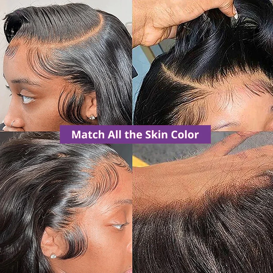 Parrucca lace frontale body wave in capelli umani per donna 360_voghion.com